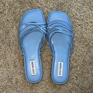 Steve Madden Light Blue Strappy Sandals